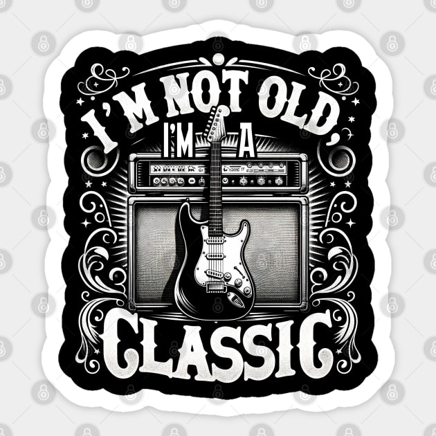 Electric Dreams: I'm Not Old I'm A Classic Design Blending Music Sticker by HOuseColorFULL